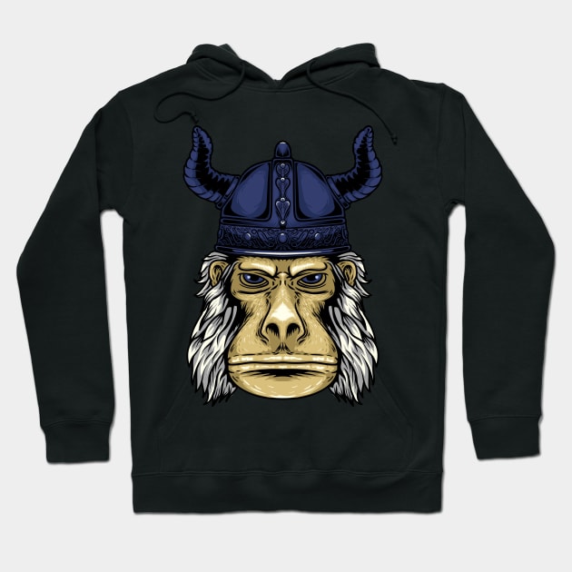 VIKING KING KONG Hoodie by three.gu